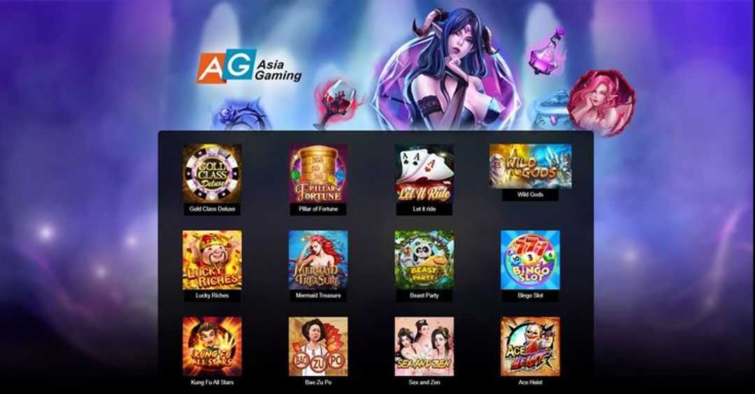 Danh sách những game chơi slot đa dạng của AG