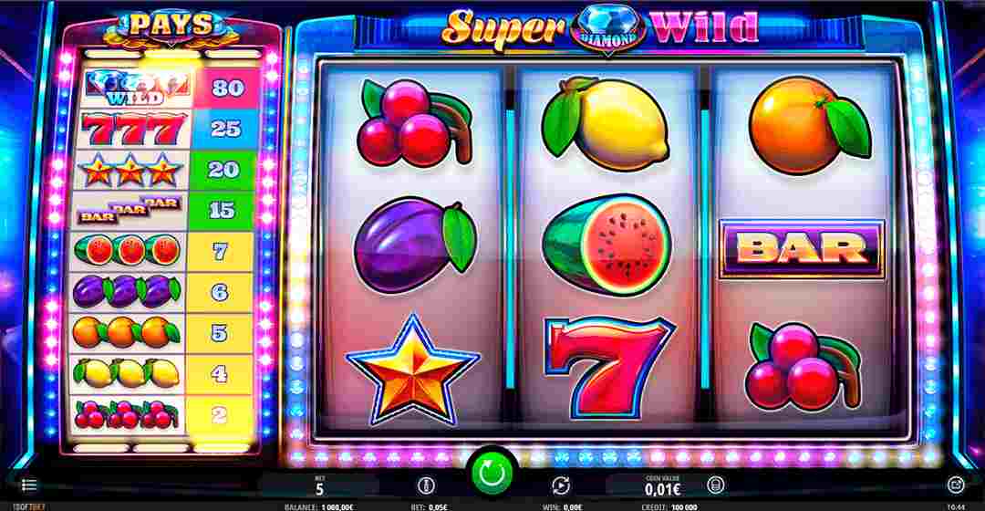 Slot game biến thể Super Wild với mức thưởng cao